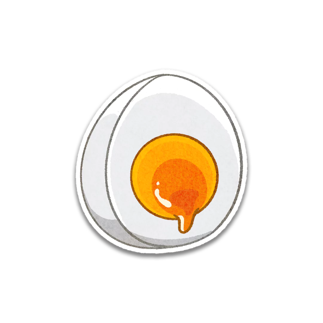 Boiled Egg Sticker