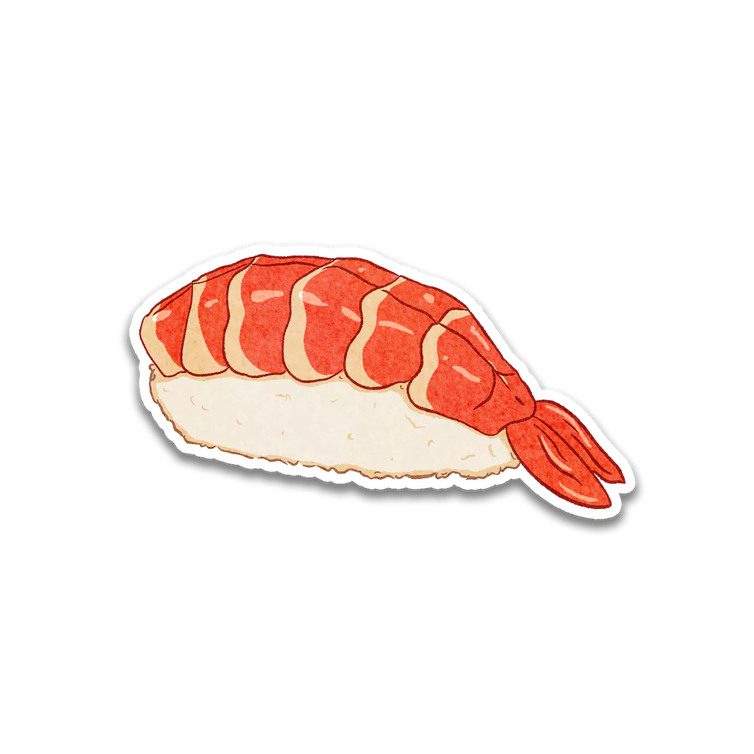 Shrimp Nigiri Sticker