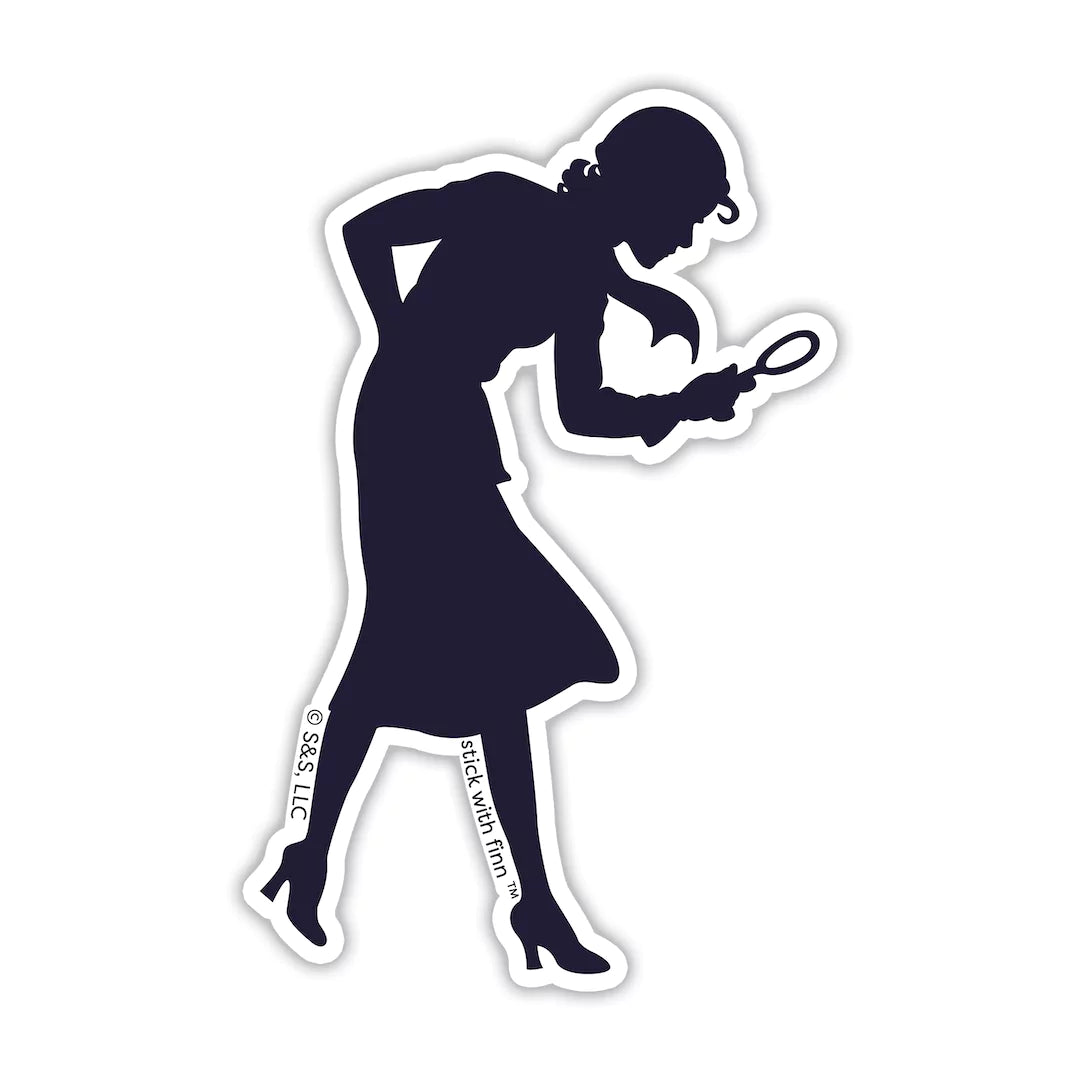 Nancy Drew Silhouette Sticker