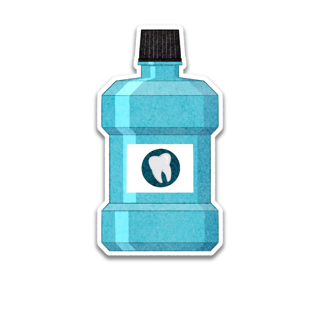 Mouthwash Sticker