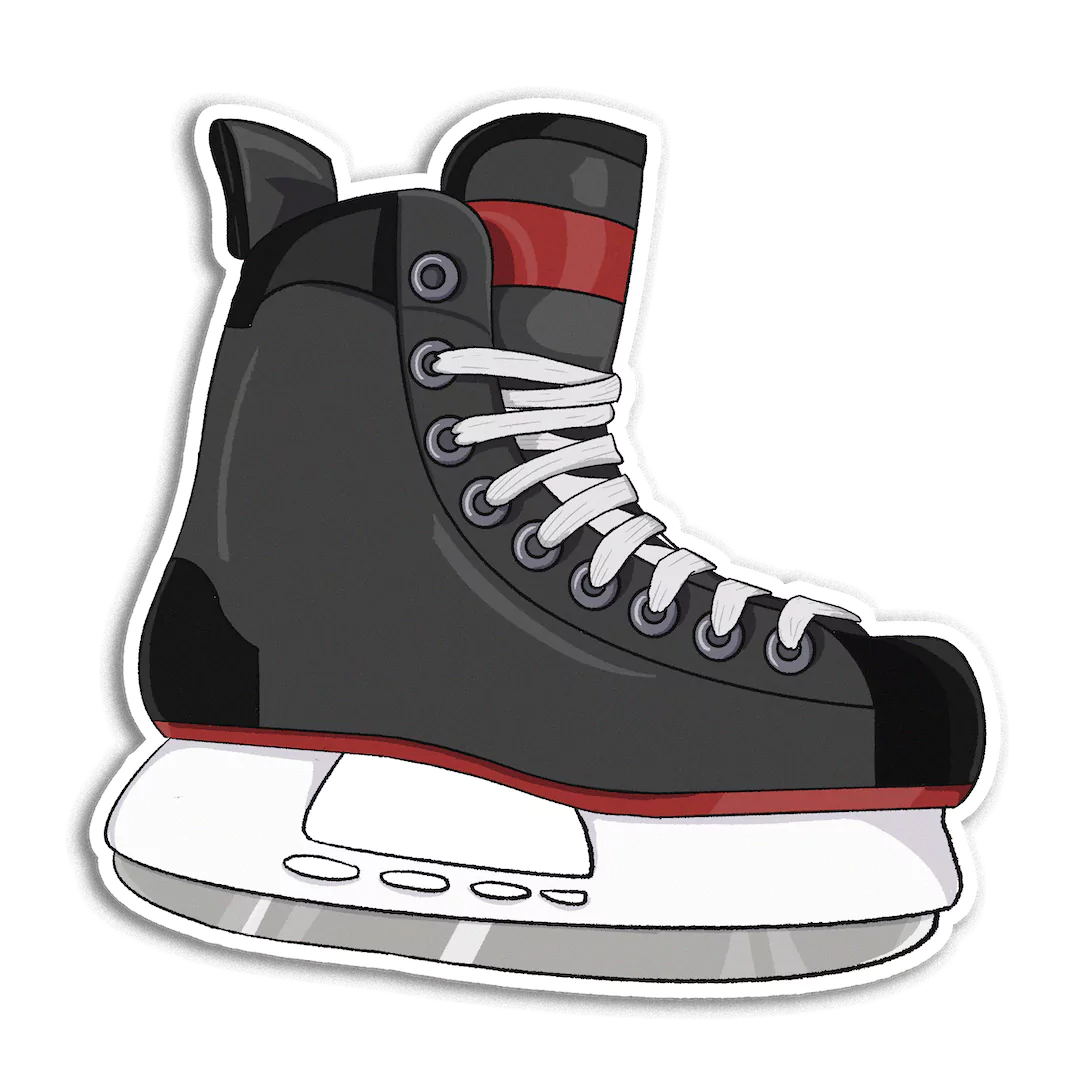 Hockey Skate Sticker