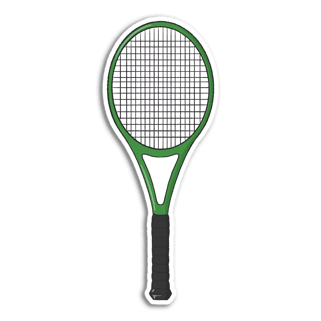 Tennis Racket Sticker