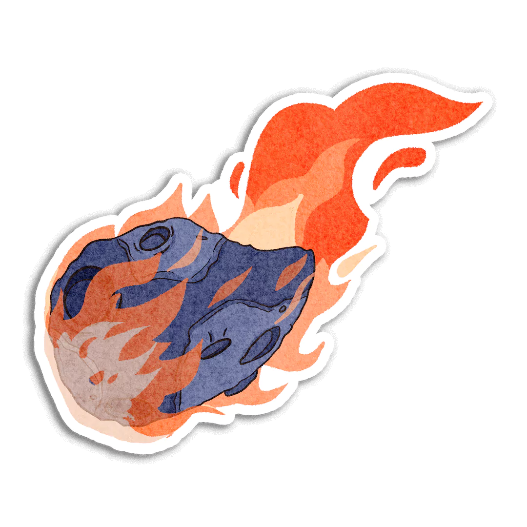 Asteroid Sticker