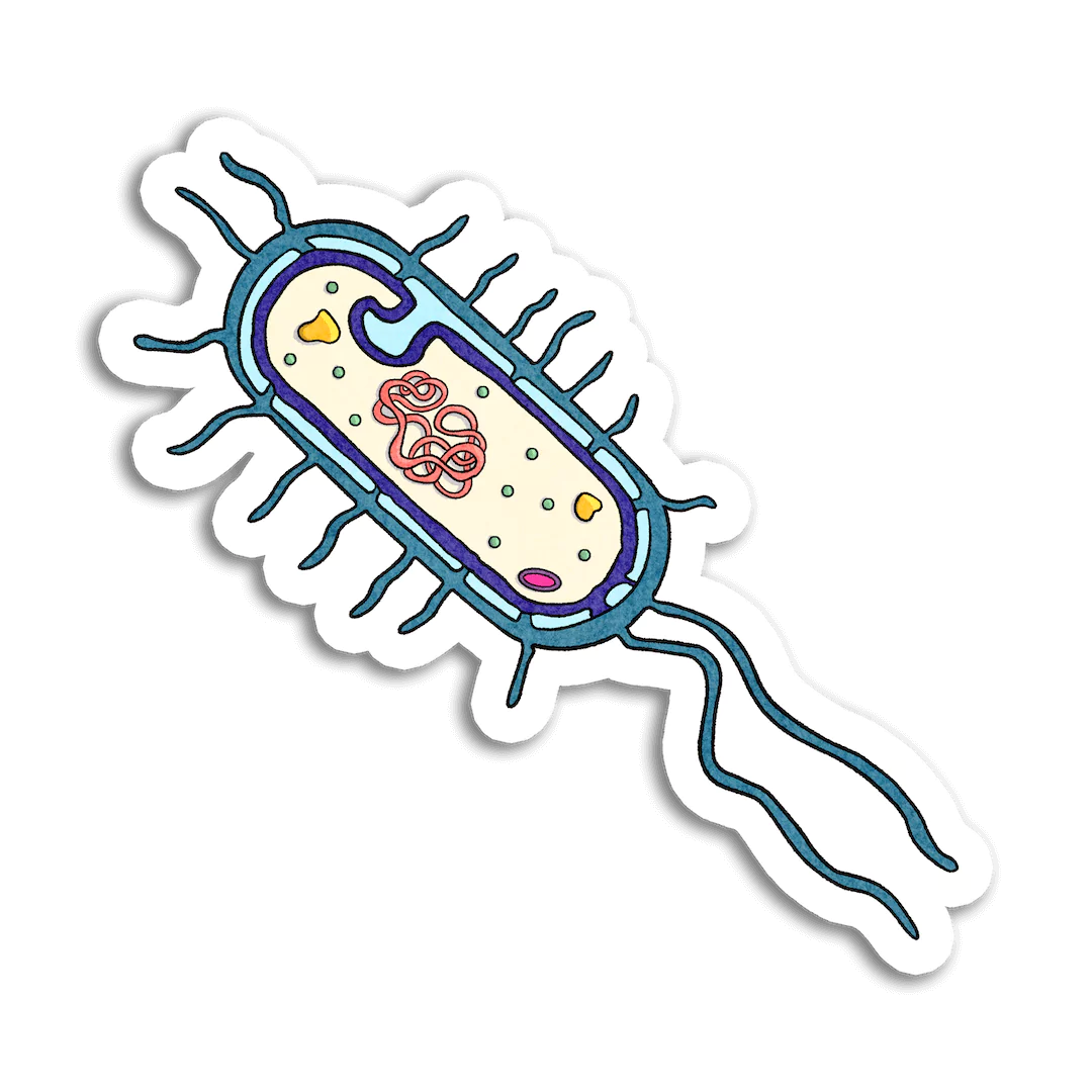 Pathogen Sticker Bacteria Cell Sticker