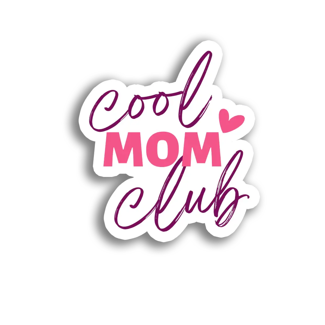 Cool Mom Club Sticker