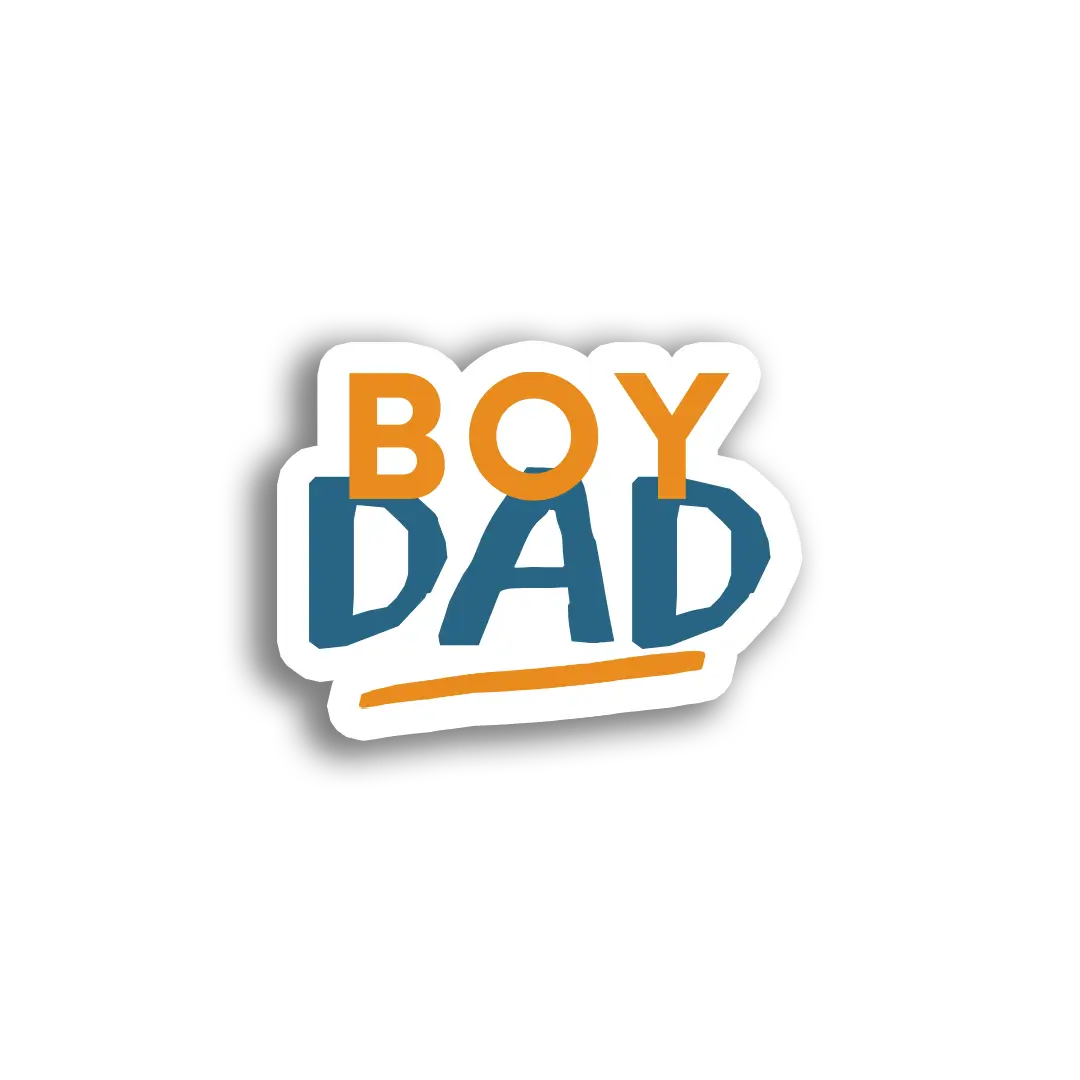Boy Dad Sticker