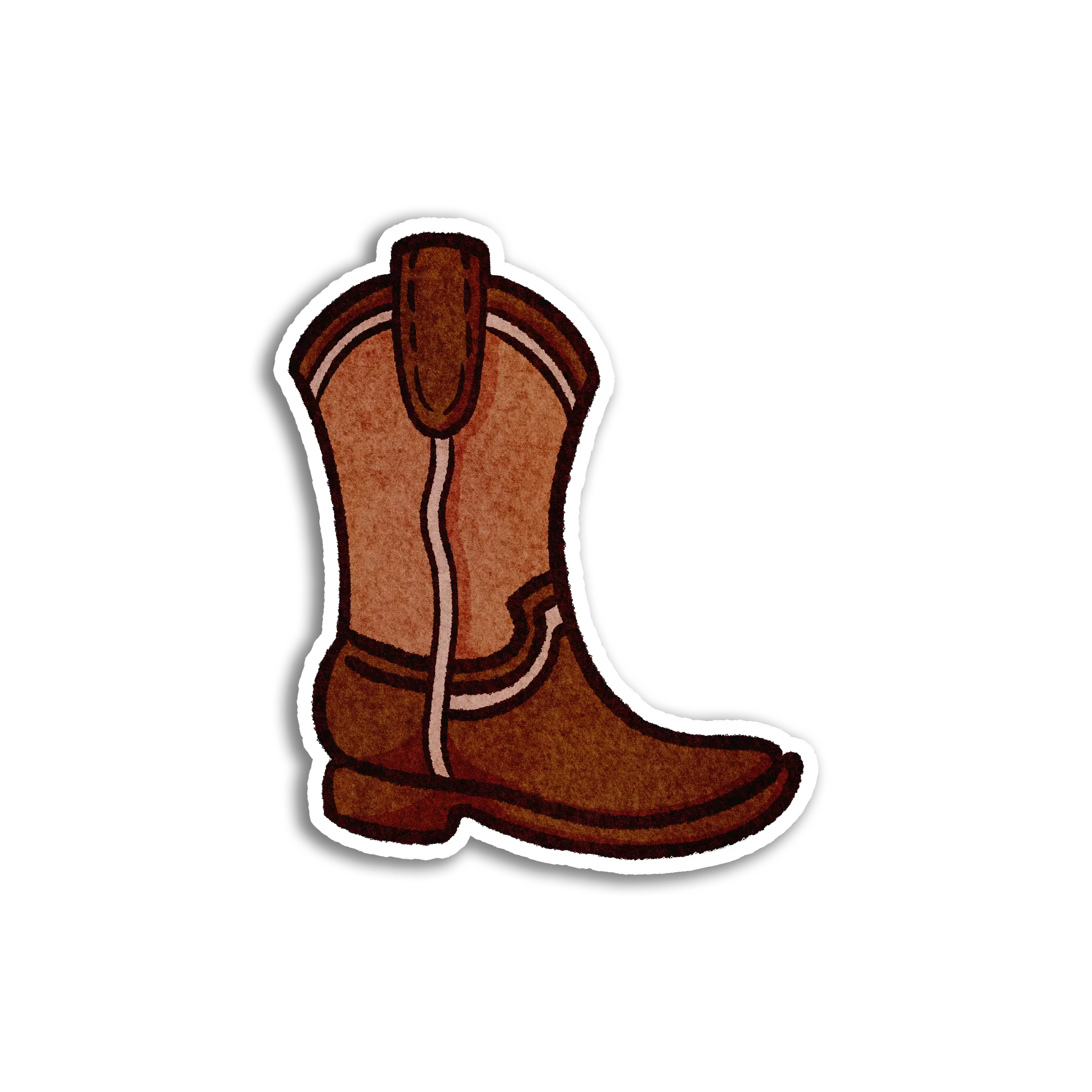 Cowboy Boot Sticker