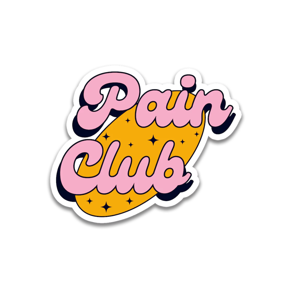 Pain Club Sticker