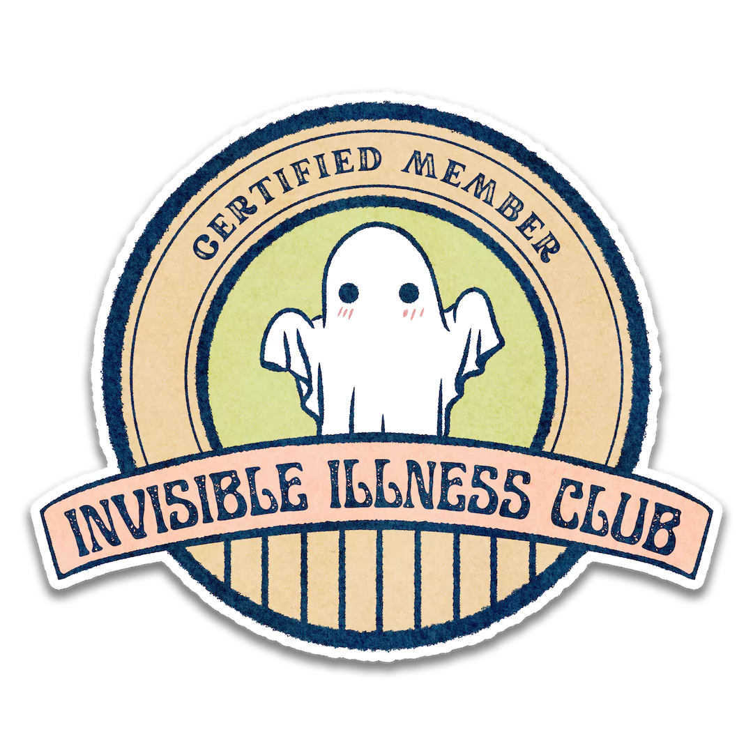 Invisible Illness Club Sticker