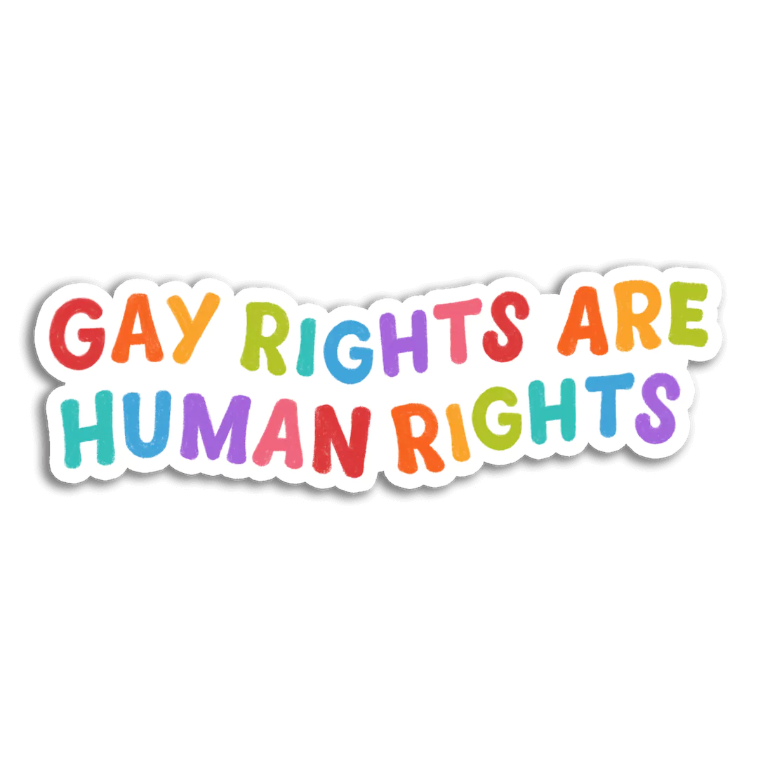Gay Rights Are Human Rights Sticker