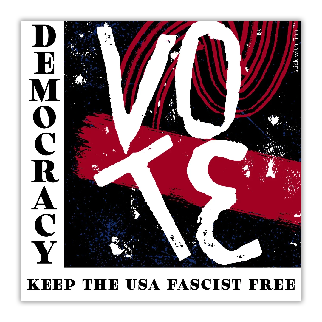 Keep USA Fascist Free Sticker