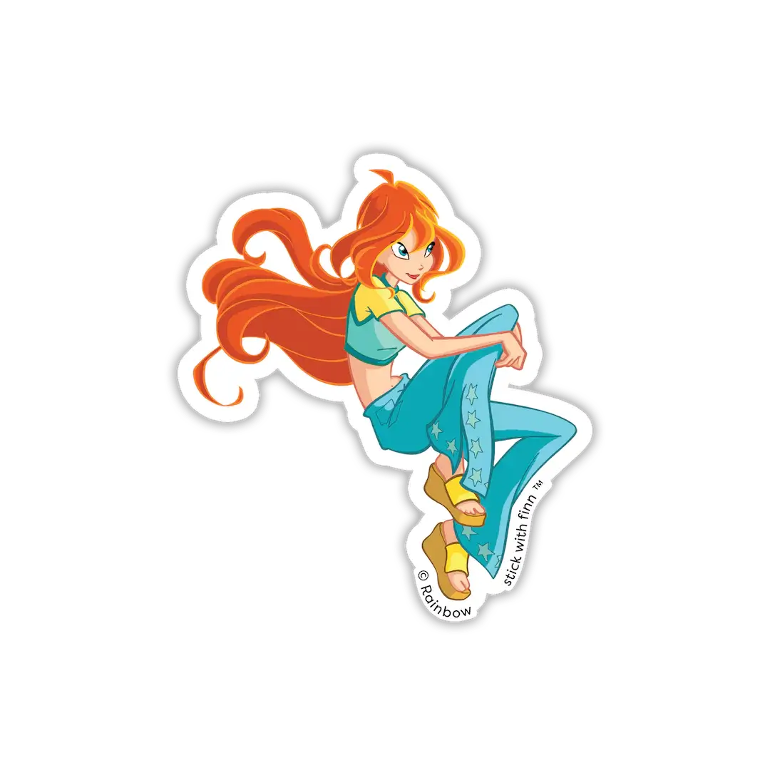 Winx Club Bloom Main Dress Sticker