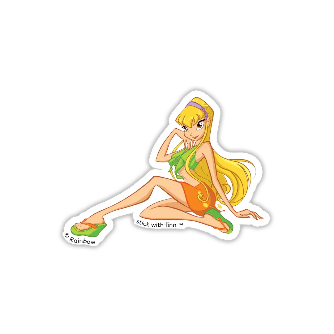 Winx Club Stella Main Dress Sticker