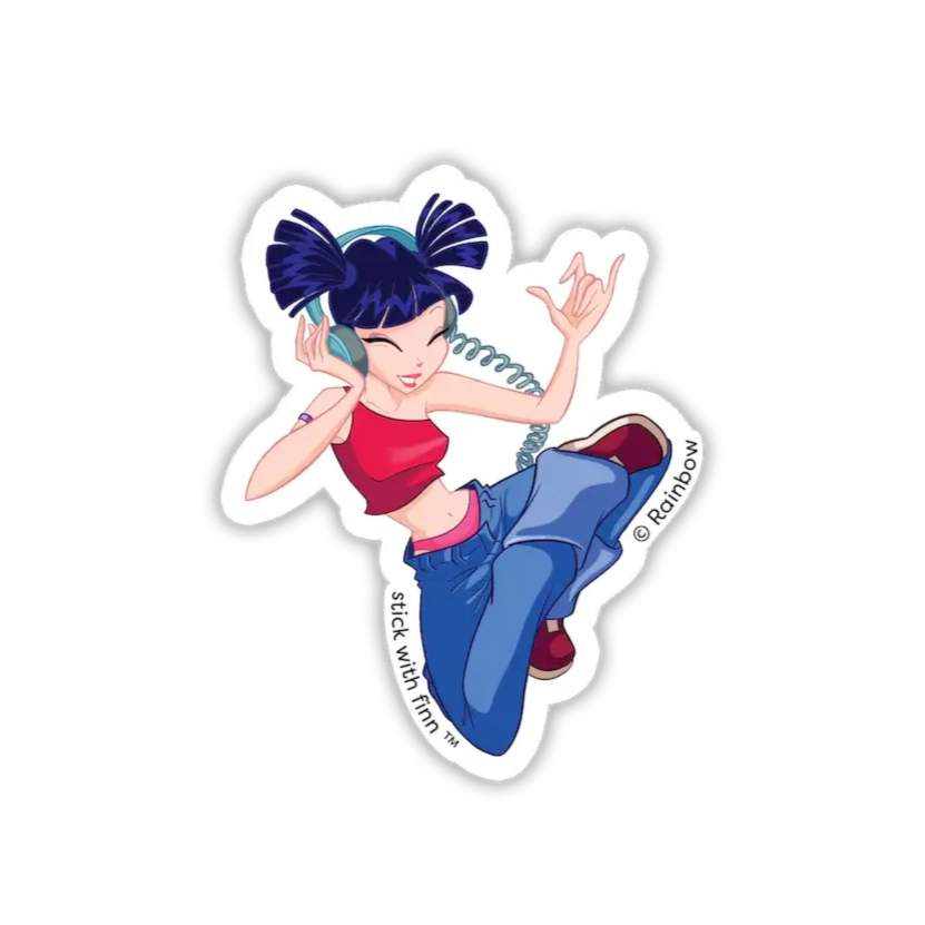 Winx Club Musa Main Dress Sticker