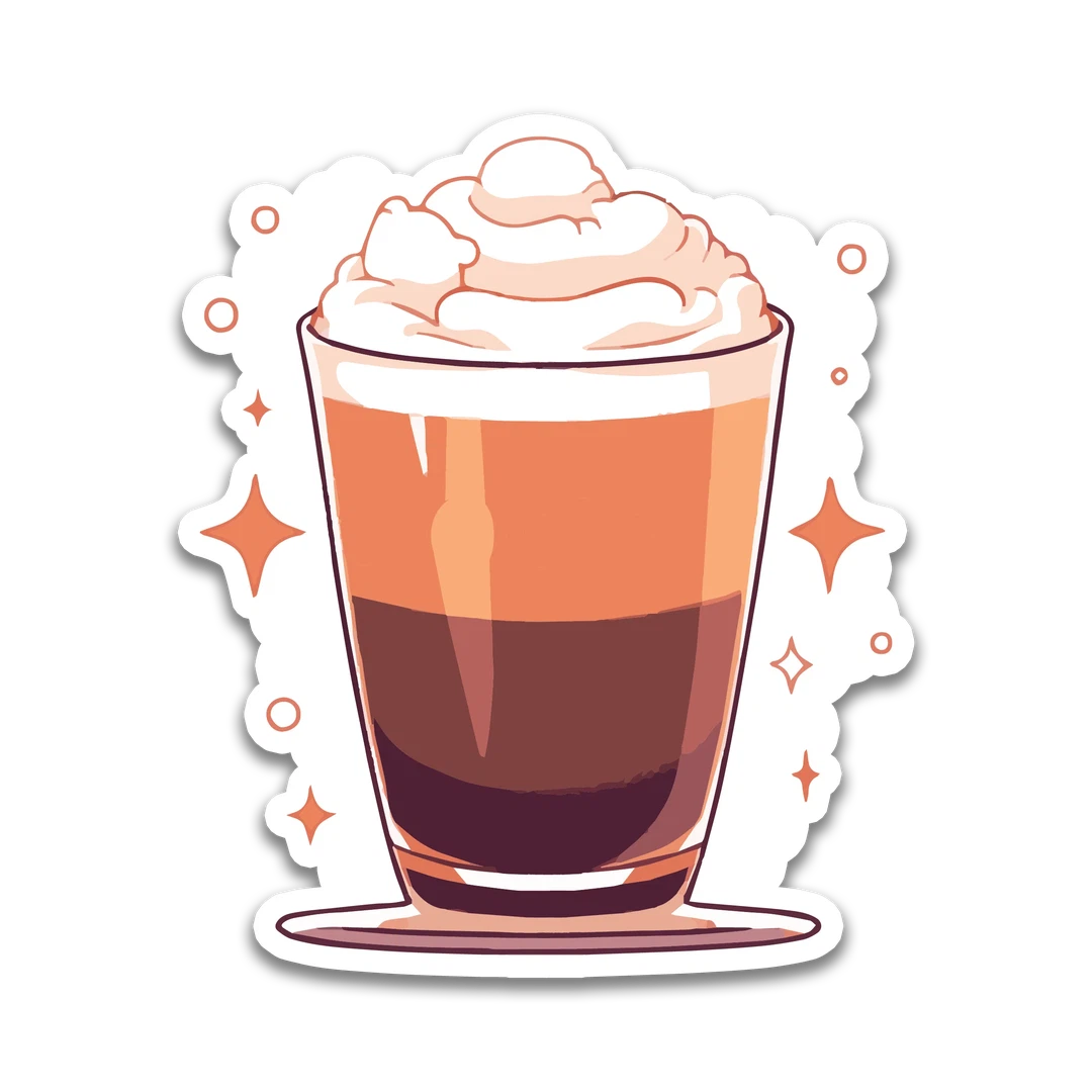 Brown Mocha Sticker